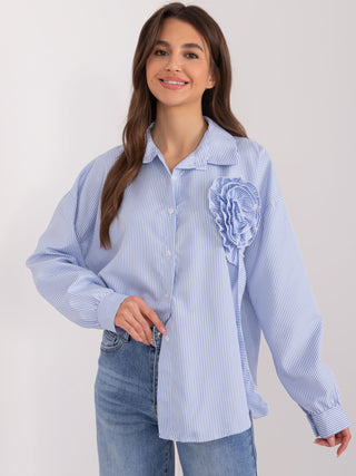 Koszula-DHJ-KS-18851.26-biało-niebieski