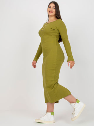 Sukienka-FA-SK-0244.96-oliwkowy