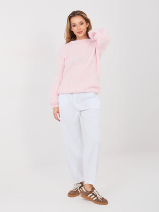 Sweter-MI-SW-9642.01-jasny różowy