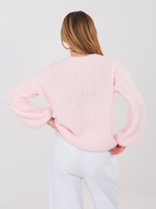 Sweter-MI-SW-9642.01-jasny różowy