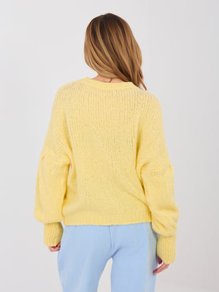 Sweter-MI-SW-0302.18-jasny żółty