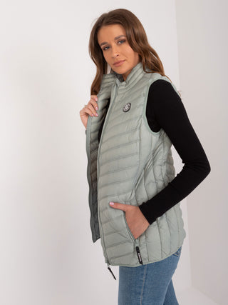 Kamizelka-D50076XB80120A2-pistacjowy