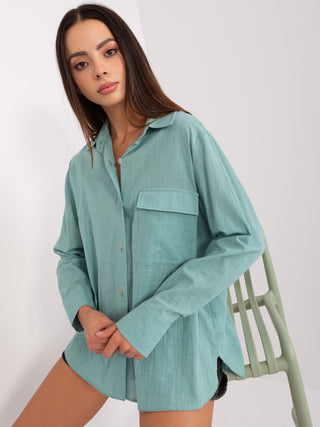 Koszula-LK-KS-509397.26P-pistacjowy