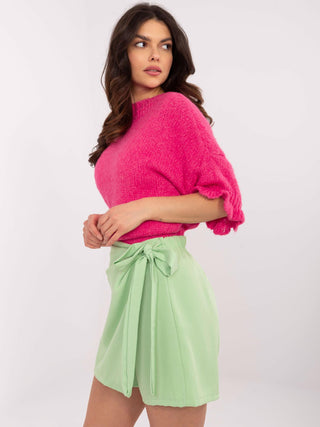 Szorty-MI-SD-121388.39-pistacjowy