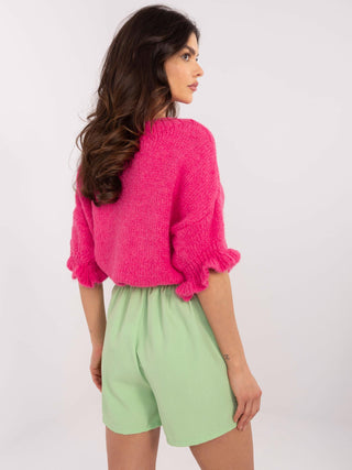 Szorty-MI-SD-121388.39-pistacjowy