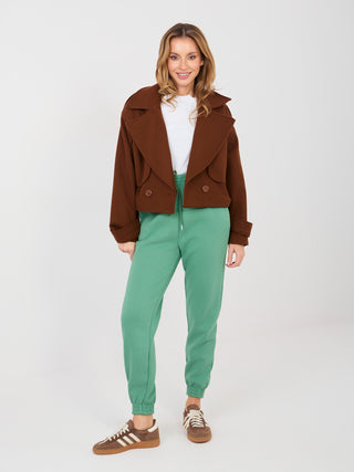 Spodnie dresowe-CLM-DR-1107.98-pistacjowy