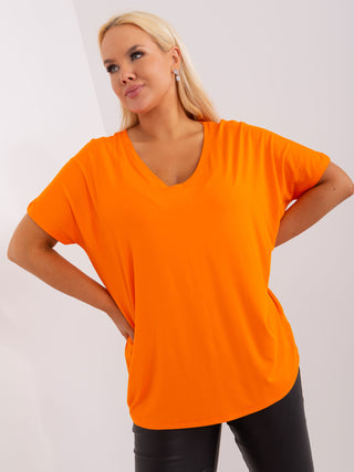 Bluzka-RV-BZ-5643.09P-pomarańczowy