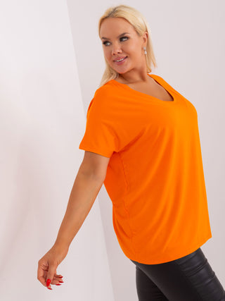Bluzka-RV-BZ-5643.09P-pomarańczowy