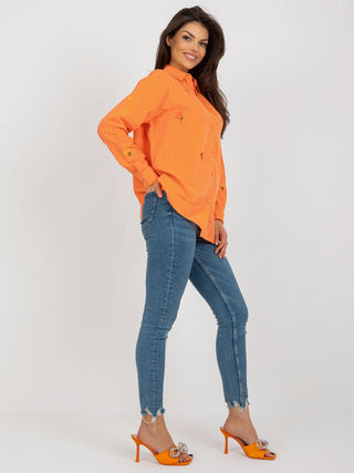 Koszula-TO-KS-7121.05P-pomarańczowy