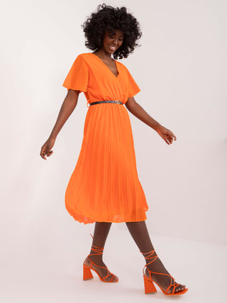 Sukienka-DHJ-SK-13162-1.60-pomarańczowy