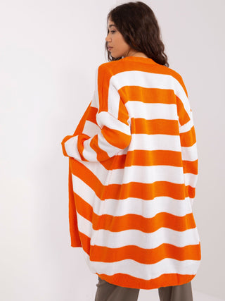 Kardigan-BA-SW-8033.21-pomarańczowy