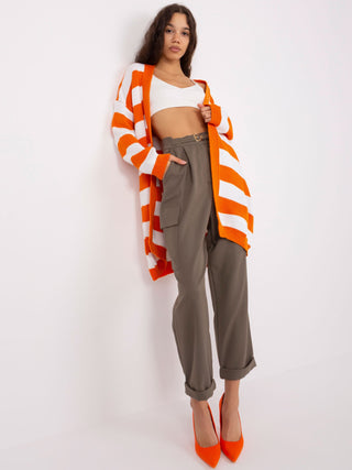 Kardigan-BA-SW-8033.21-pomarańczowy