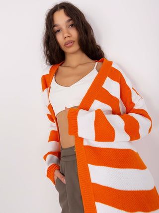 Kardigan-BA-SW-8033.21-pomarańczowy