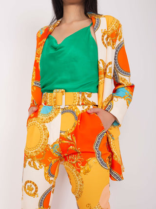 Marynarka-DHJ-MA-15621B.03-pomarańczowy