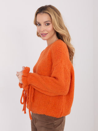 Sweter-MI-SW-1512.28-pomarańczowy