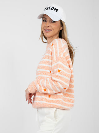Sweter-PM-SW-J021.75-pomarańczowy