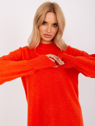 Sweter-TO-SW-1310.00P-pomarańczowy