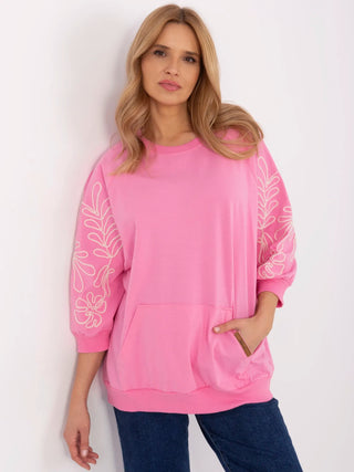 Bluzka-RV-BZ-A367.26-ciemny różowy