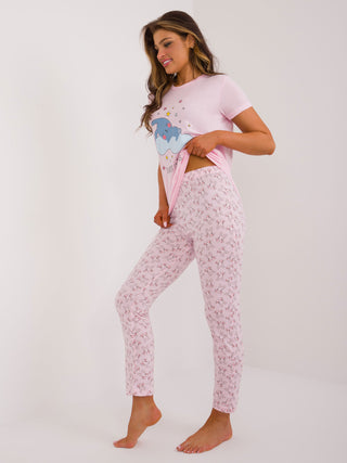 Piżama-CLM-PI-03.84-różowy