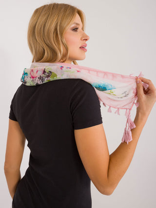 Chustka-AT-CH-Y11046.97-czarno-różowy