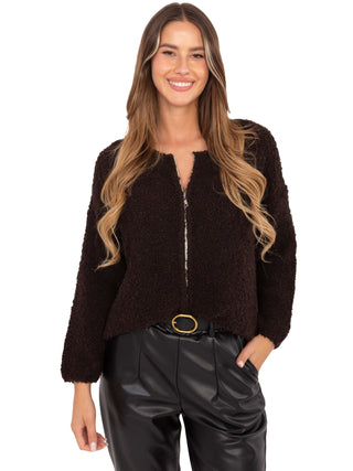 Sweter-MI-SW-3WB219.21-ciemny brązowy