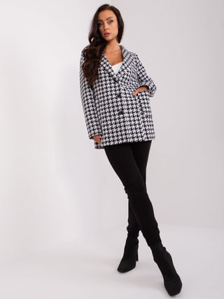 Płaszcz-LK-PL-509402.40P-szaro-czarny