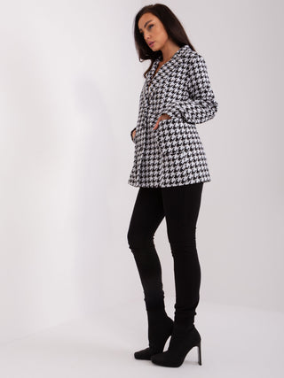 Płaszcz-LK-PL-509402.40P-szaro-czarny