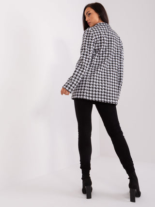 Płaszcz-LK-PL-509402.40P-szaro-czarny