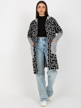 Kardigan-VI-SW-21TU1446.19P-szaro-czarny