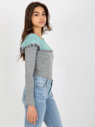 Sweter-LK-SW-506559-1.41P-mietowy