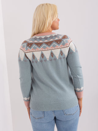 Sweter-PM-SW-PM837.31X-szaro-niebieski