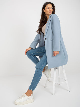 Płaszcz-TW-PL-BI-23314.00P-szaro-niebieski