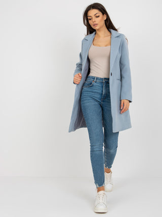 Płaszcz-TW-PL-BI-23314.00P-szaro-niebieski