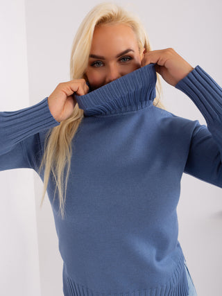 Sweter-PM-SW-PM-3681.05P-szaro-niebieski