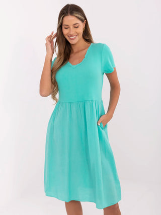 Sukienka-DHJ-SK-25370.85-turkusowy