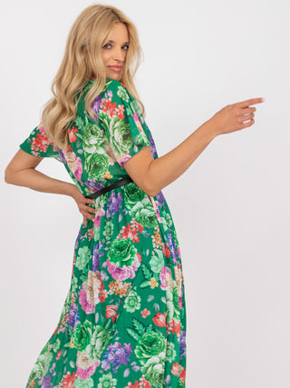 Sukienka-DHJ-SK-13162.92-zielony