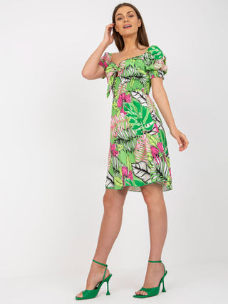 Sukienka-DHJ-SK-15836.51-jasny zielony