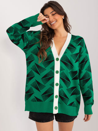 Kardigan-BA-SW-12035.09-czarno-zielony