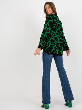 Sweter-RV-SW-14276.09X-czarno-zielony