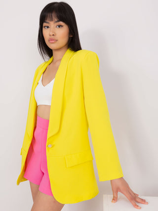 Marynarka-DHJ-MA-15621.12X-żółty