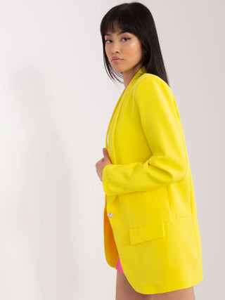 Marynarka-DHJ-MA-15621.12X-żółty