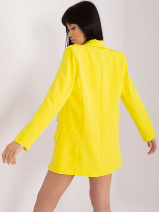 Marynarka-DHJ-MA-15621.12X-żółty