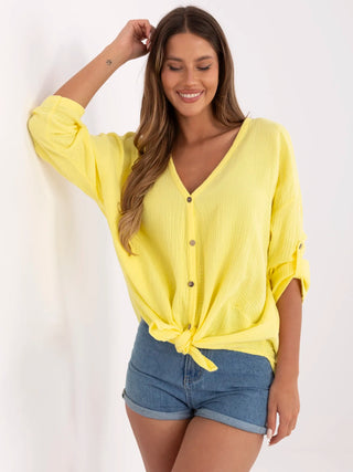 Koszula-DHJ-KS-25108.60P-żółty