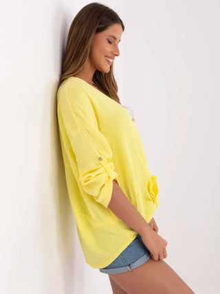 Koszula-DHJ-KS-25108.60P-żółty