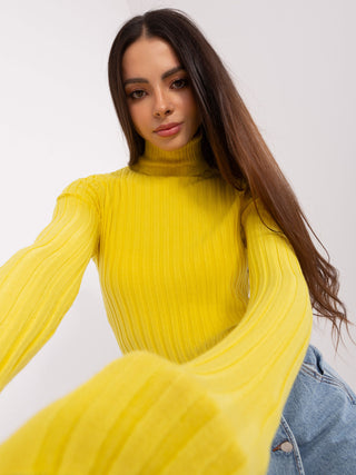 Sweter-PM-SW-1087.09-żółty