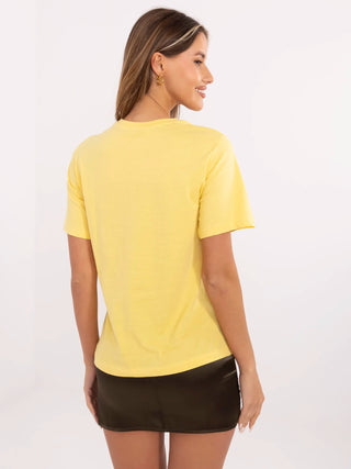 T-shirt-PM-TS-SS21TX64.32-żółty