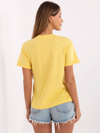 T-shirt-PM-TS-SS21CA59.01P-żółty