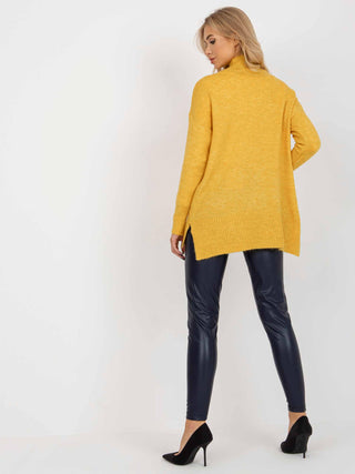 Sweter-RV-SW-7051.95P-żółty