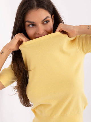 Sweter-PM-SW-N30088.21-żółty