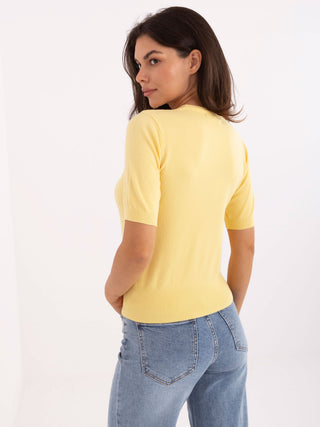 Sweter-PM-SW-N30088.21-żółty